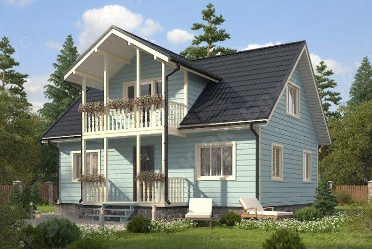 Maison 8 par 8 avec un grenier - projets et photos