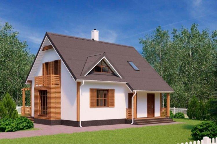 Maison 8 par 8 avec un grenier - projets et photos