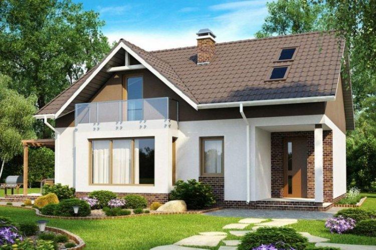 Maison à ossature avec grenier - projets et photos