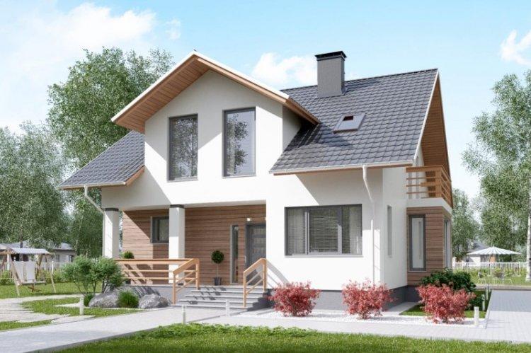 Maison avec grenier et terrasse - projets et photos