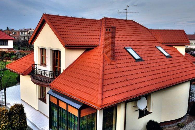 Toit de maison de style scandinave