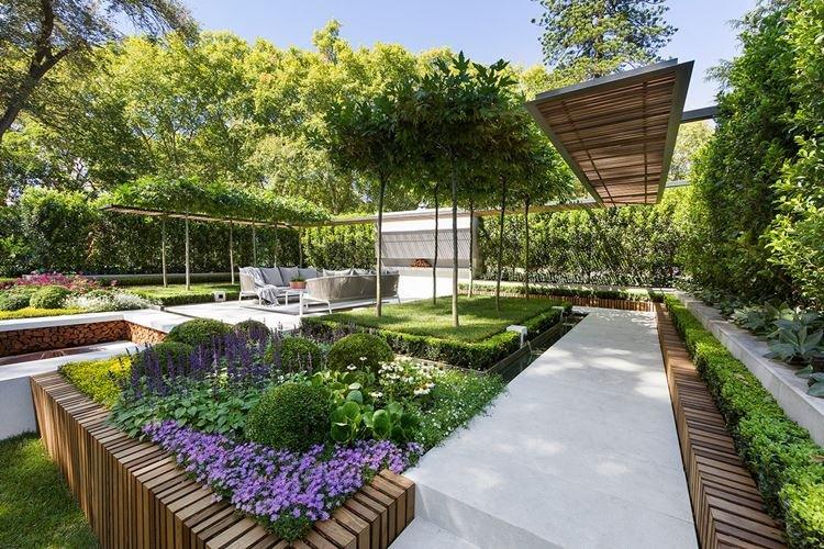 Décoration des abords de la maison - Maisons de style moderne