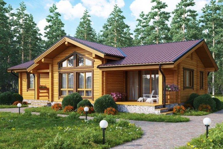 Maison à un étage d'un bar - projets et photos