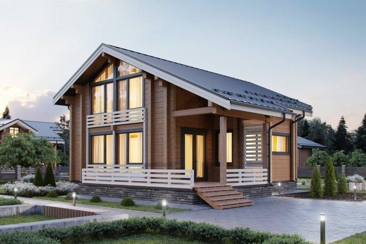 Maisons à deux étages d'un bar - projets et photos