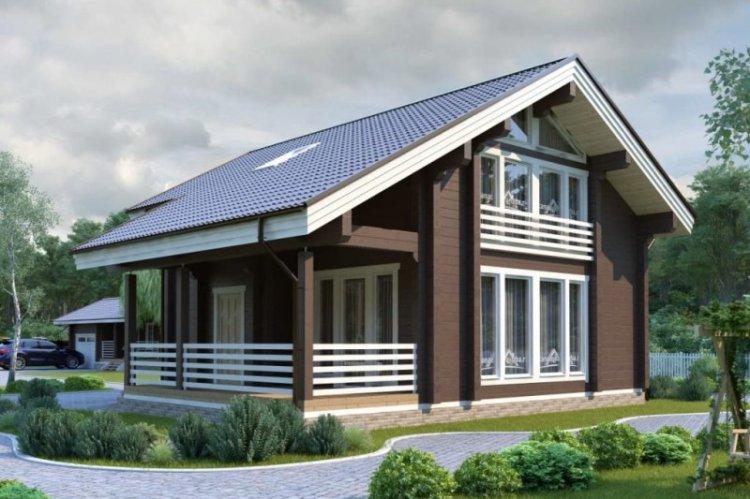 Maisons d'un bar avec un grenier - projets et photos