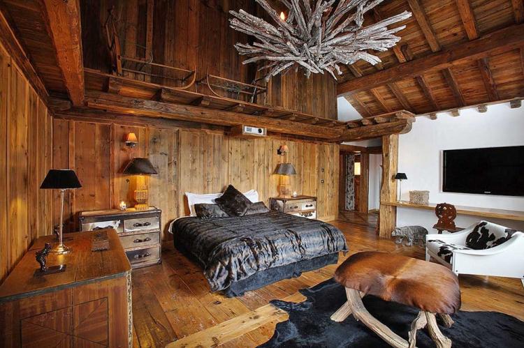 Intérieur de maison de style chalet