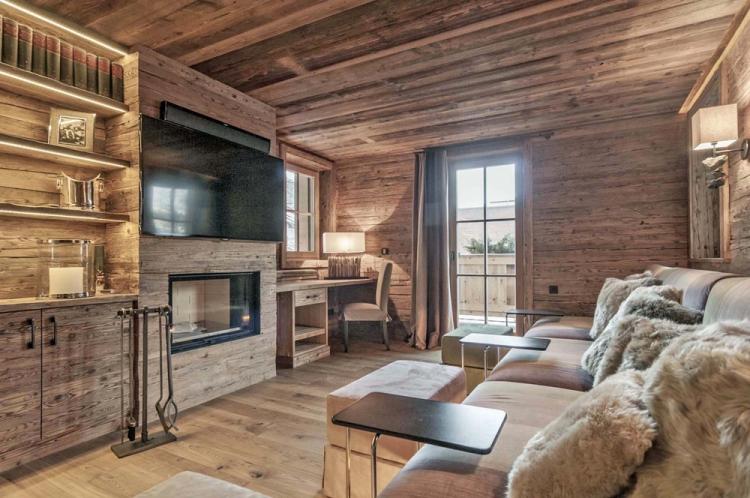 Intérieur de maison de style chalet