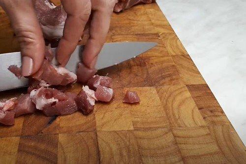 Saucisse maison à l'ail - recette étape par étape