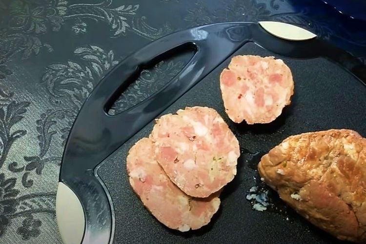 Saucisse bouillie maison - recette étape par étape avec photo