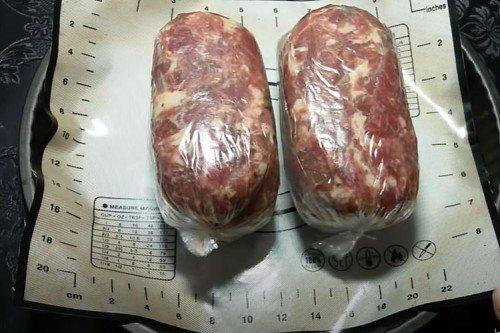 Saucisse bouillie maison - recette étape par étape