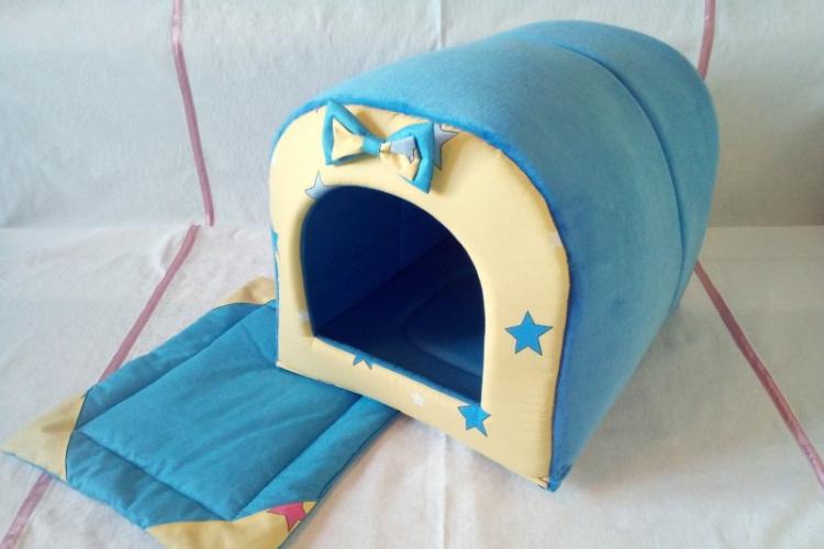 Maison de chat confortable en tissu - Maison de chat bricolage