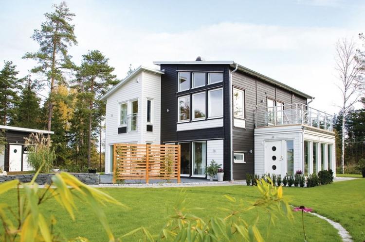 Maisons à deux étages de style scandinave - projets et photos