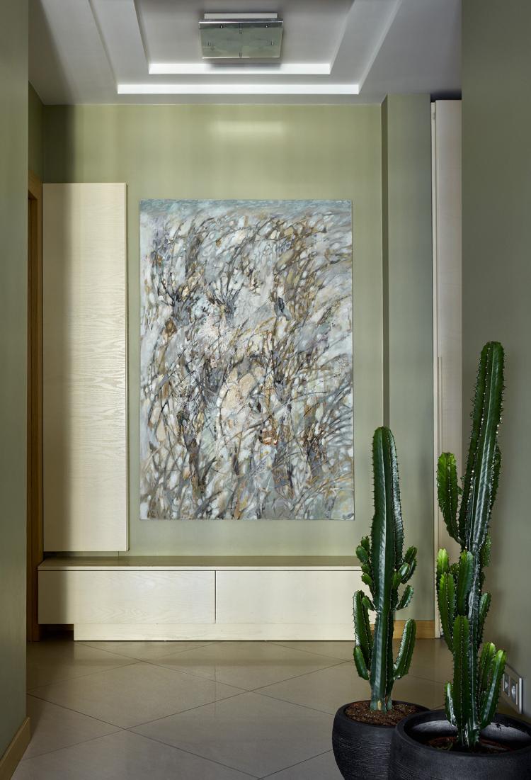 Intérieur écologique d'un appartement de 80 m², Moscou