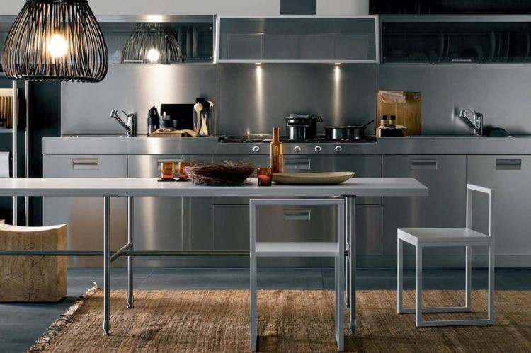 Tablier de cuisine en métal