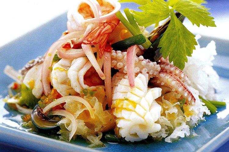 Salade de fruits de mer aux moules