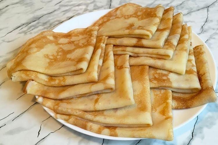 Crêpes de Carême au miel