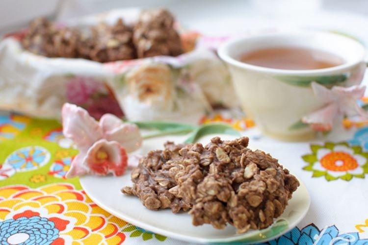 Cookies aux pépites de chocolat sans cuisson