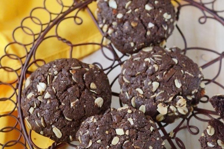 Gâteaux avec des pépites de chocolat