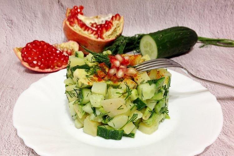 Salade de pommes de terre à l'avocat