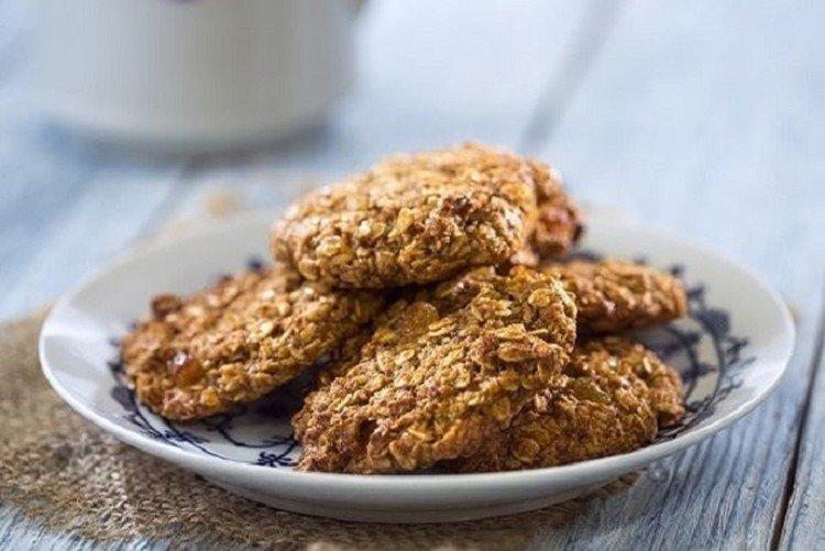 Biscuits aux flocons d'avoine maigres