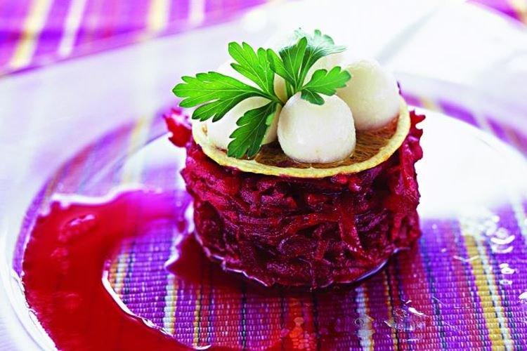 Salade de betteraves bouillies au jus d'orange