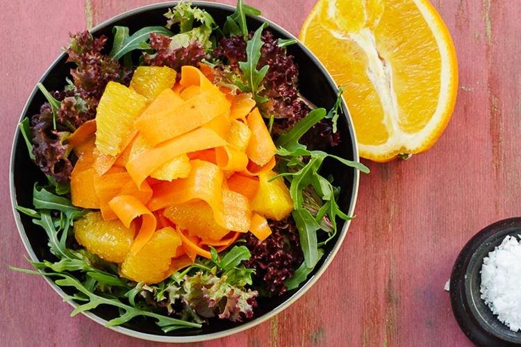 Salade de carottes et oranges