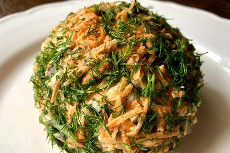 Salade de porc bouilli et champignons marinés