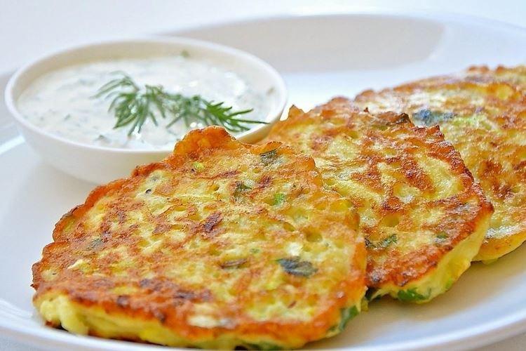 Crêpes de courgettes au four