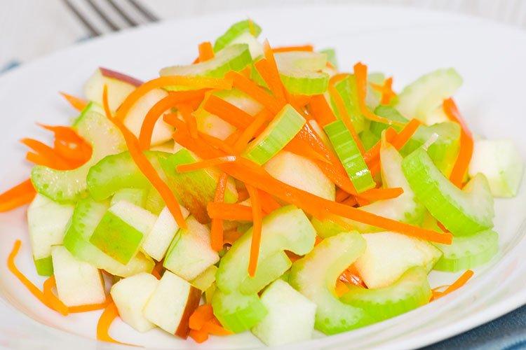 Salade de crabe au céleri et pomme