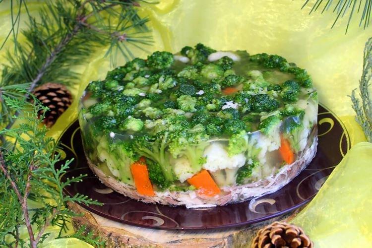 Gelée de boeuf aux légumes