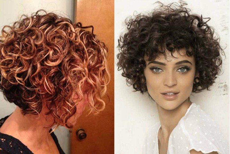 Ouragan bouclé ou bob bob pour cheveux ondulés