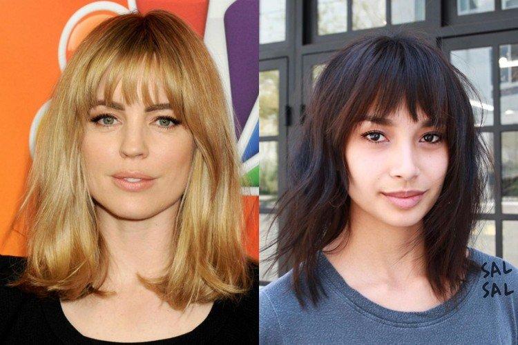 Coupes de cheveux avec frange 2021 - photos et belles idées