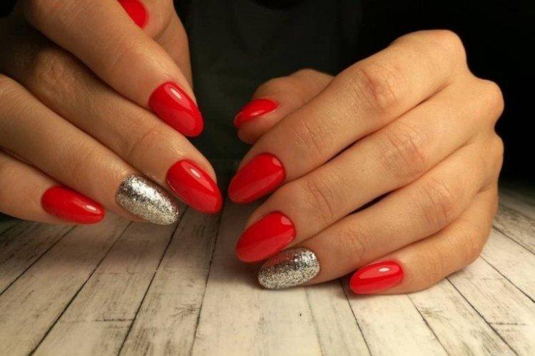 Manucure rouge - photo et belles idées