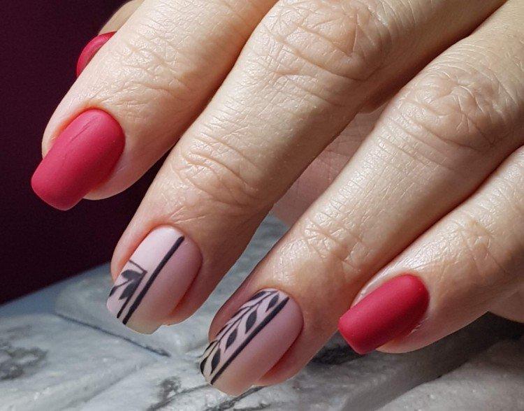 Manucure rouge - photo et belles idées