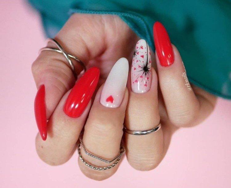 Manucure rouge - photo et belles idées