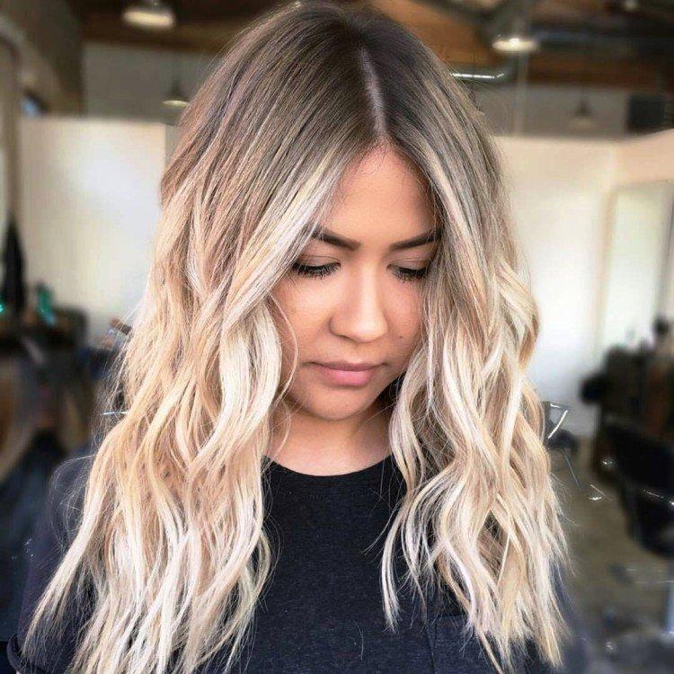 Coloriage de balayage - exemples de photos