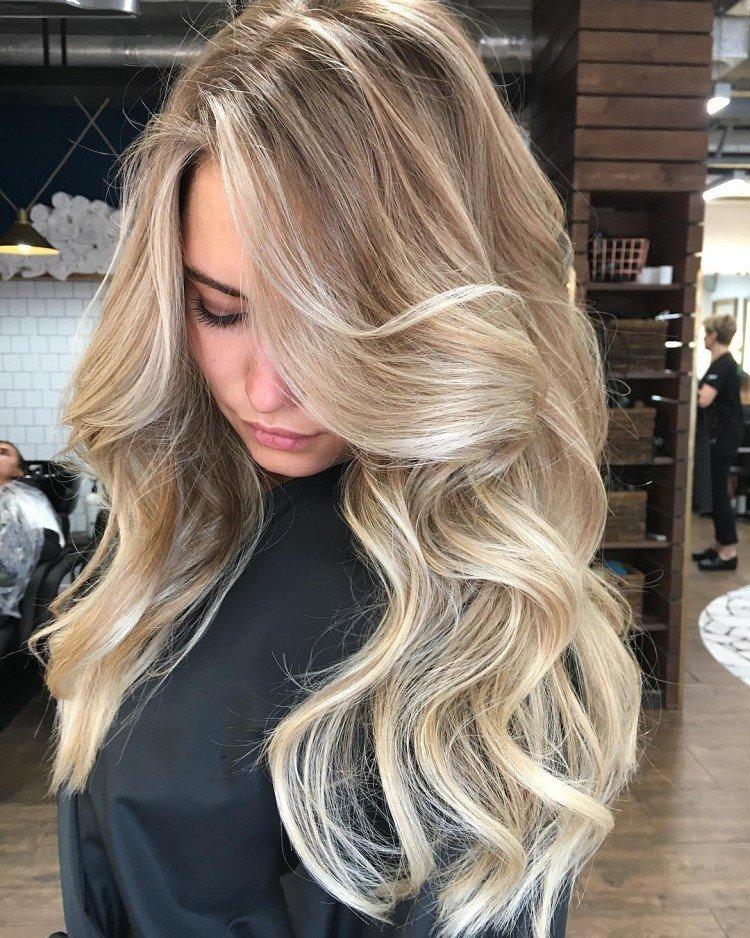 Coloriage de balayage - exemples de photos