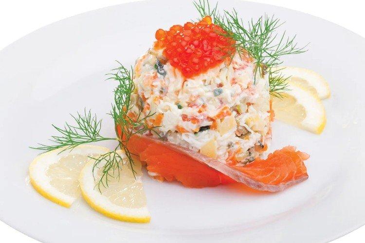 Salade de poisson rouge