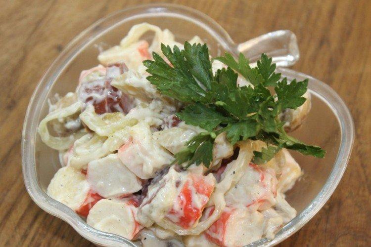 Salade de champignons au goût épicé