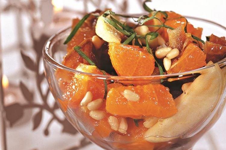 Salade de dattes et mandarine