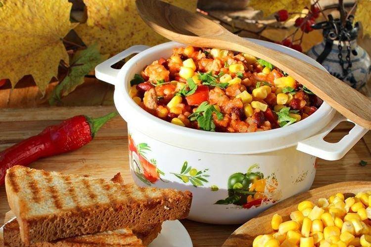 Chili à la dinde hachée