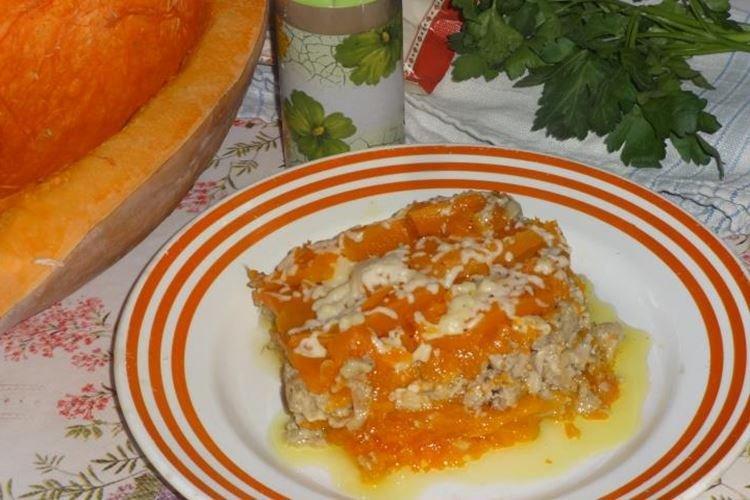Casserole à la dinde hachée et au potiron