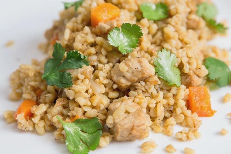 Boulgour à la dinde et aux carottes