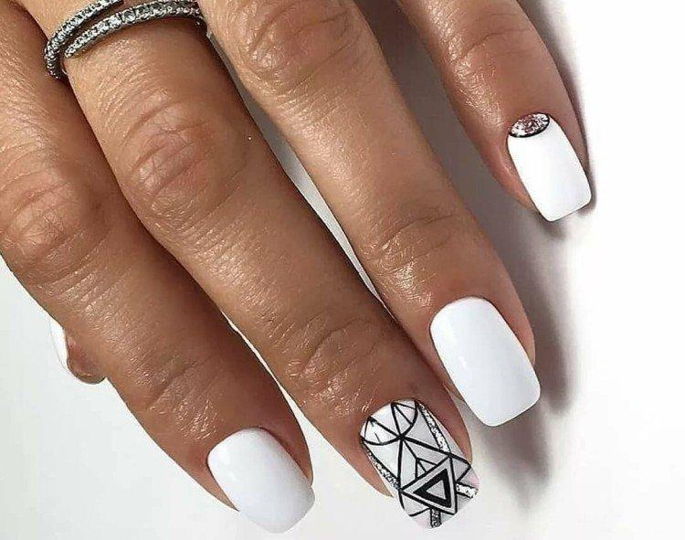 Manucure blanche - photos et idées