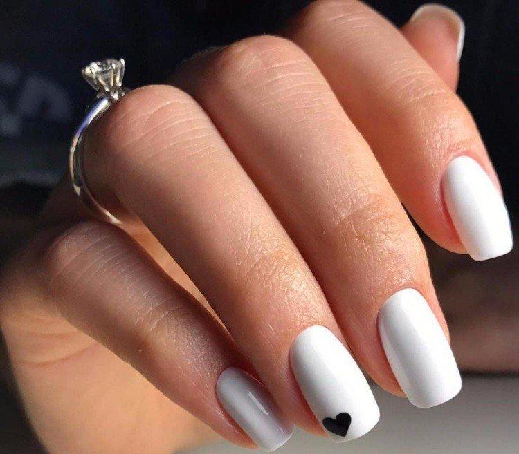 Manucure blanche - photos et idées