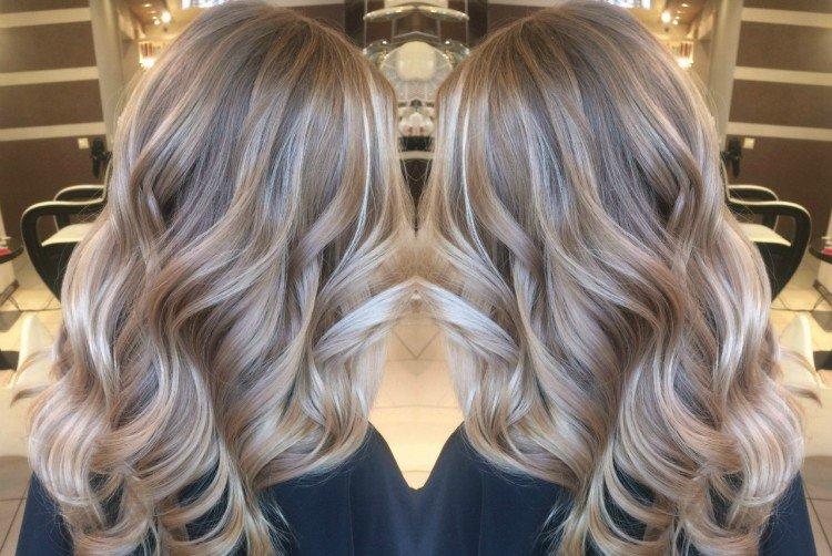 Airtach sur cheveux châtain clair