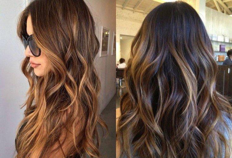 Shatush pour cheveux longs