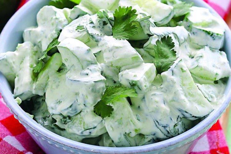 Salade flamande aux concombres frais