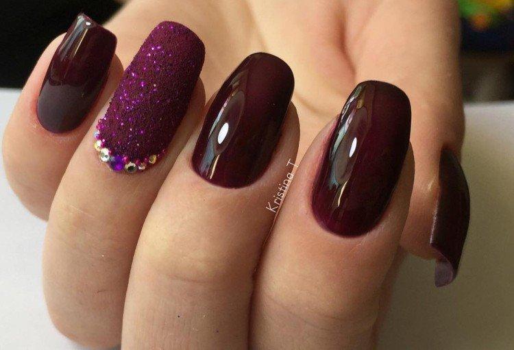 Manucure bourguignonne - photos et idées