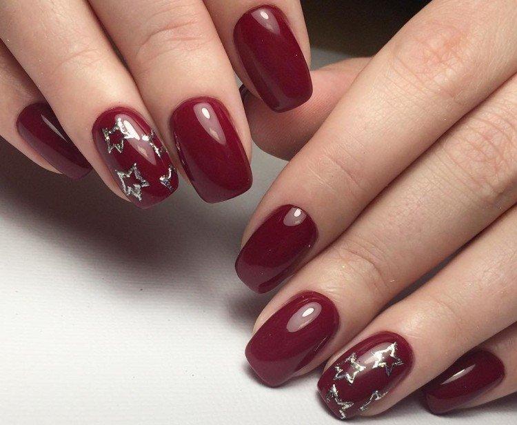 Manucure bourguignonne - photos et idées